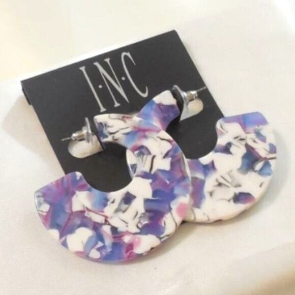 INC International Concepts Jewelry - INC Multi Flex Tortoise Hoop Earrings